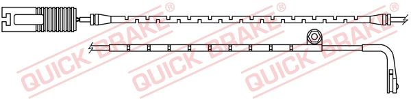 QUICK BRAKE Сигнализатор, износ тормозных колодок WS 0203 A